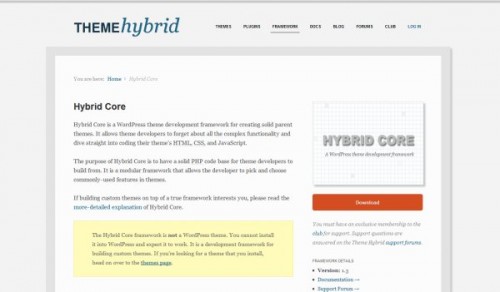 hybrid-core-wordpress-framework